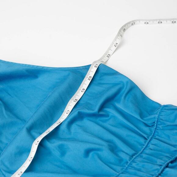 Roksanda x RTR Blue Twill Midi Dress - Picture 8 of 12